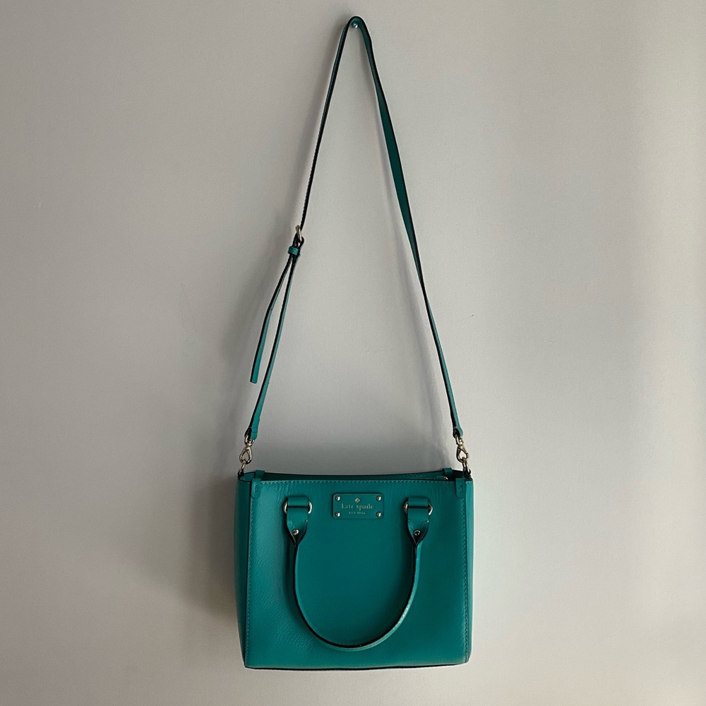 Teal Kate Spade purse